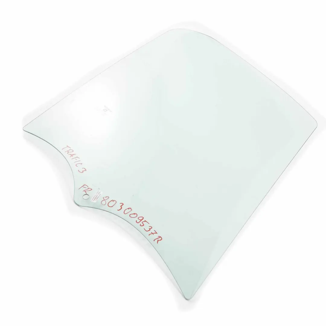 Cristal Puerta Delantera Derecha AS2 para Renault Trafic 3 Opel Vivaro B con número de pieza 803009537R Renault Trafic 3 Opel Vivaro B Cristal Puerta Delantera Derecha AS2 - SKU 803009537R - Número de pieza 803009537R