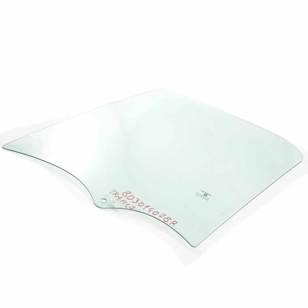 Window Glass Front Door Left N/S AS2 to Renault Trafic 3 Vivaro B with Part number 803014028R Renault Trafic 3 Vivaro B Window Glass Front Door Left N/S AS2 - SKU 803014028R - Part number 803014028R