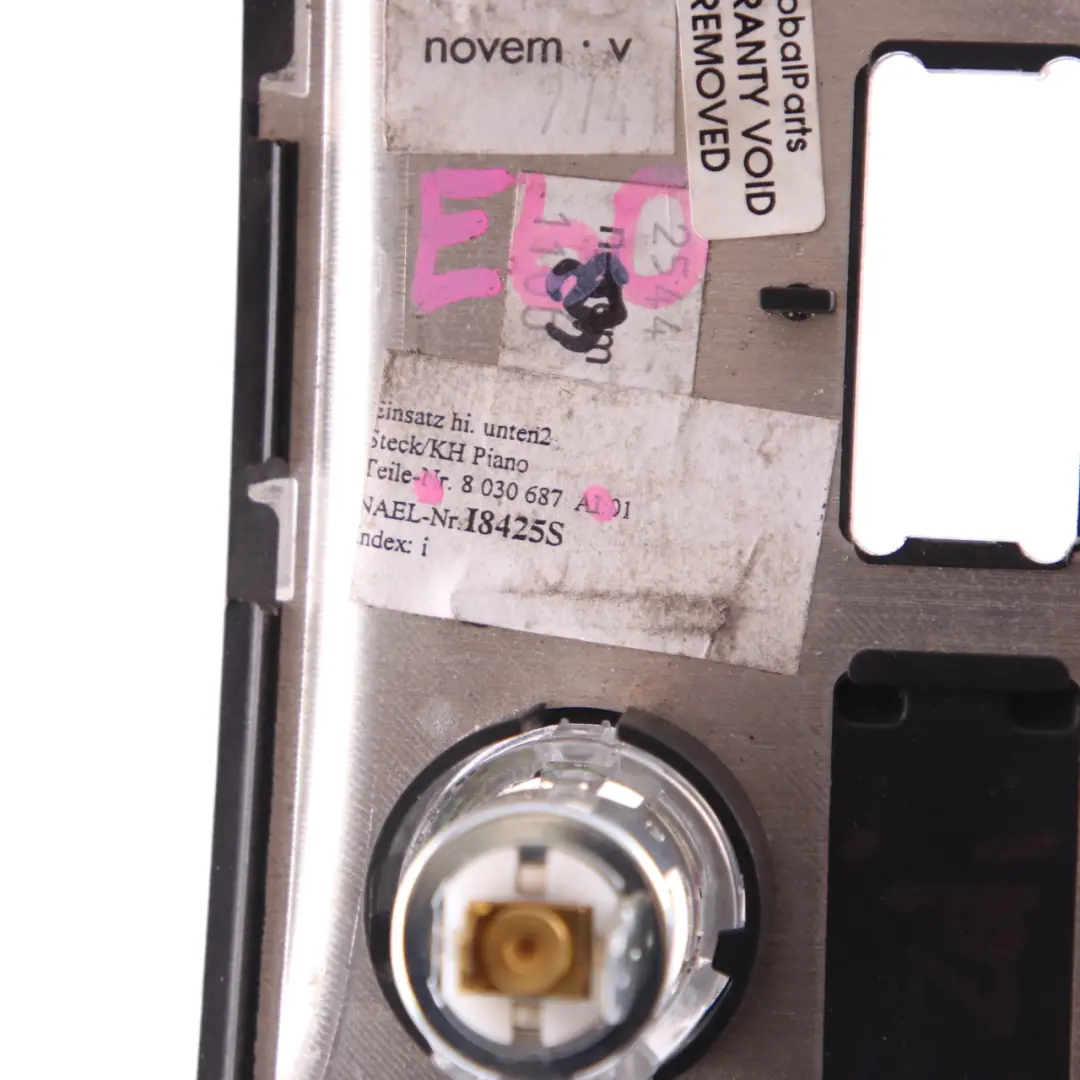 Centre Console BMW E60 E61 Rear Cigarette Lighter Piano Finish Black to Cover with Part number 8030687 Cover Centre Console BMW E60 E61 Rear Cigarette Lighter Piano Finish Black - SKU 8030687 - Part number 8030687