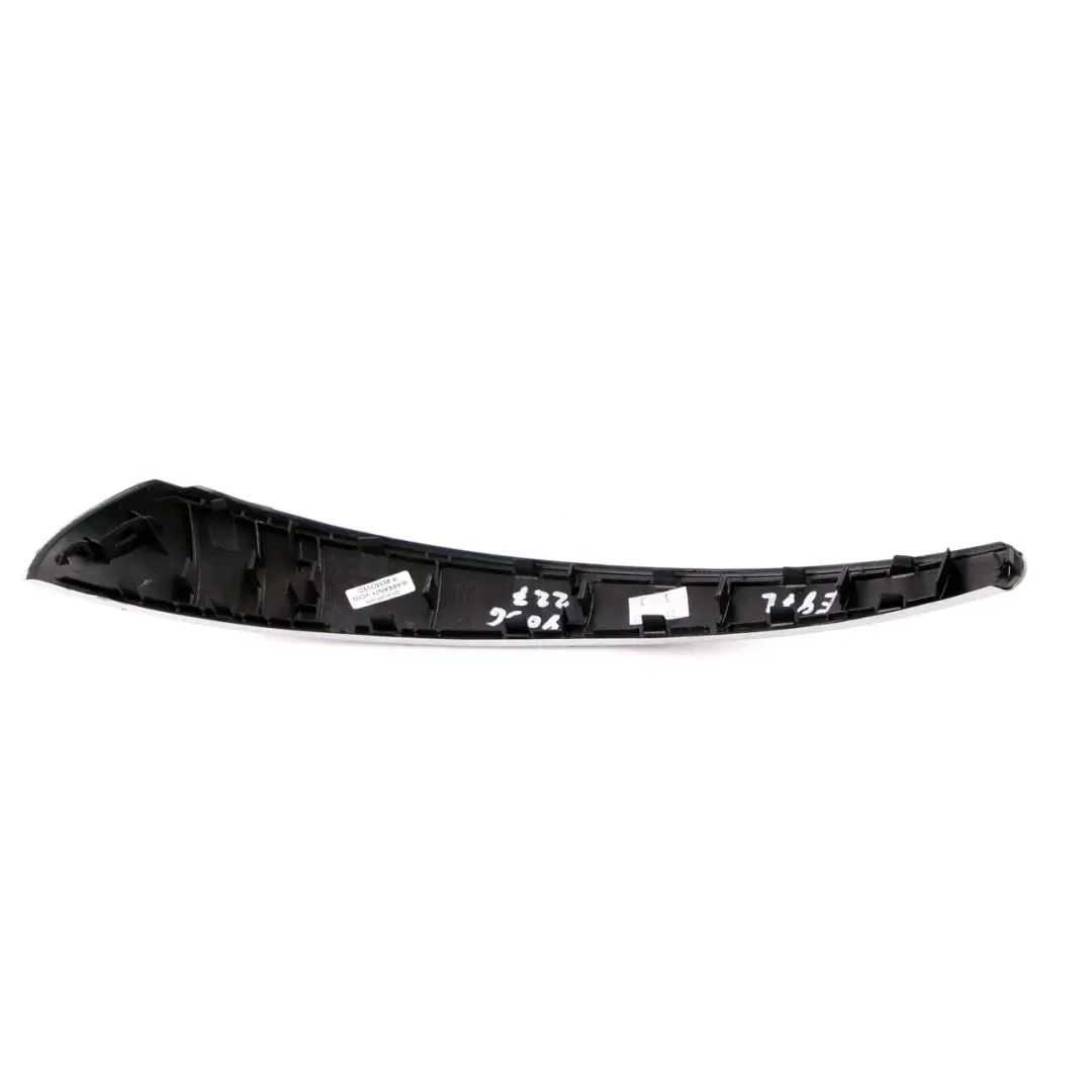 BMW 1 E87 Striscia maniglia interna sinistra in alluminio Argento Ghiaccio - SKU 8036227 - Numero di parte 8036227
