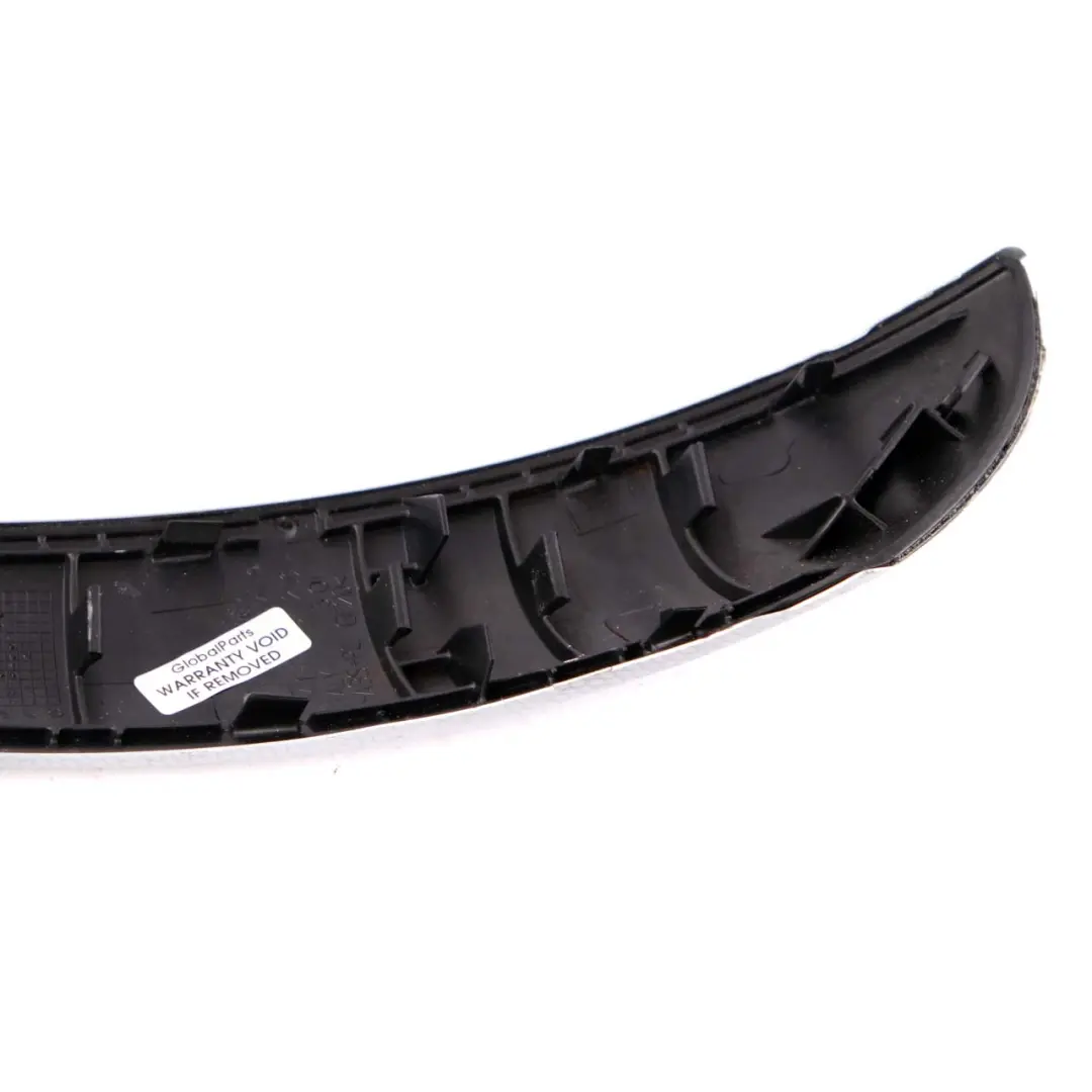 BMW 1 E87 Striscia maniglia interna sinistra in alluminio Argento Ghiaccio - SKU 8036227 - Numero di parte 8036227