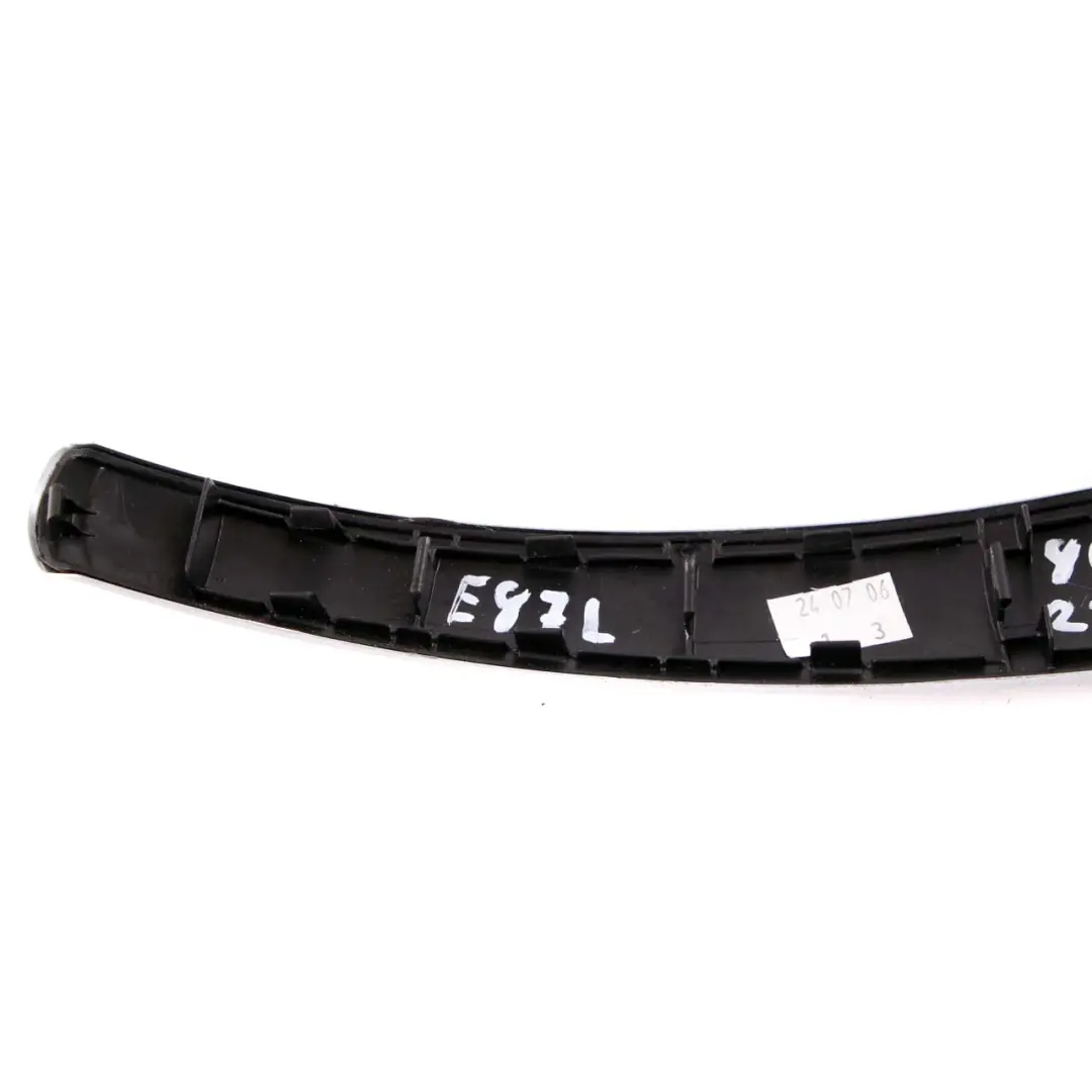 BMW 1 E87 Striscia maniglia interna sinistra in alluminio Argento Ghiaccio - SKU 8036227 - Numero di parte 8036227
