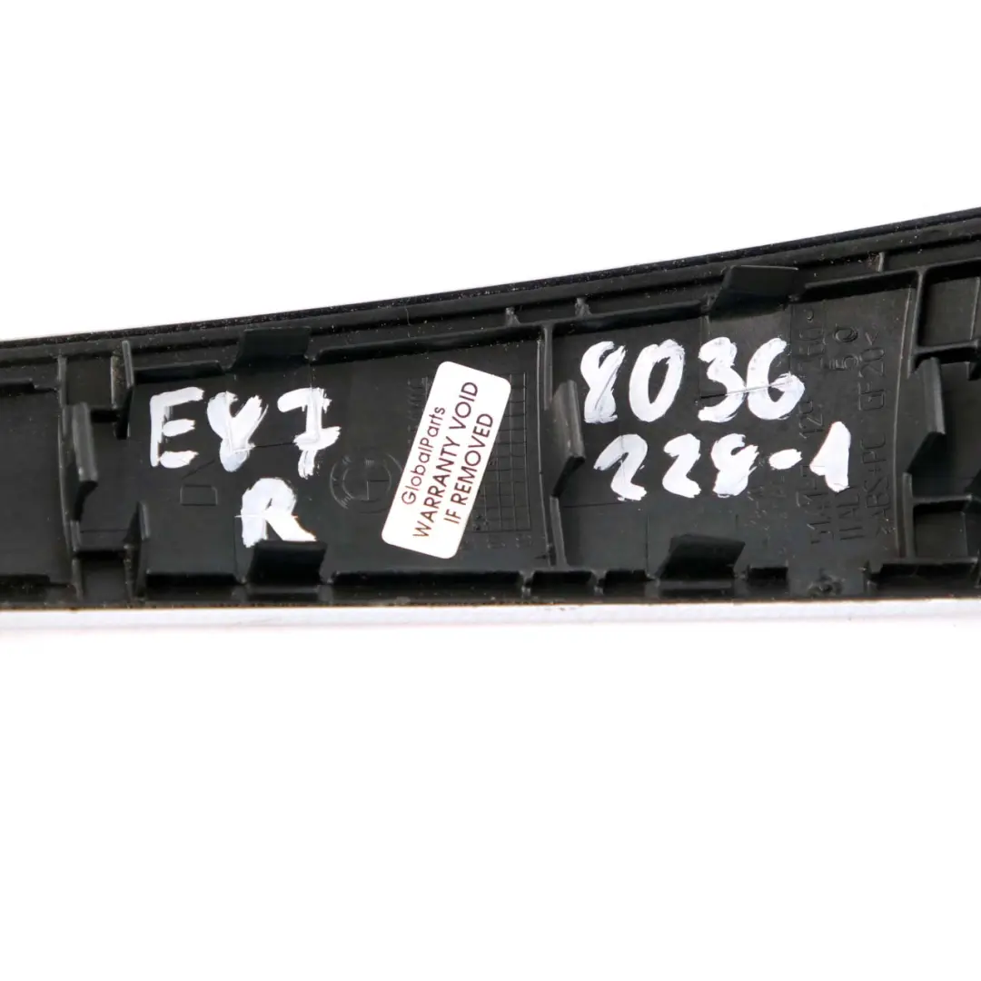BMW 1 Series E87 1 Right Inner Door Aluminium Handle Strip Glacier Silver O/S - SKU 8036228-1 - Part number 8036228