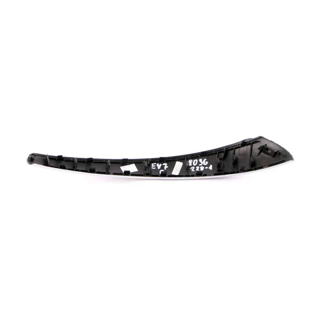BMW 1 Series E87 1 Right Inner Door Aluminium Handle Strip Glacier Silver O/S - SKU 8036228-1 - Part number 8036228