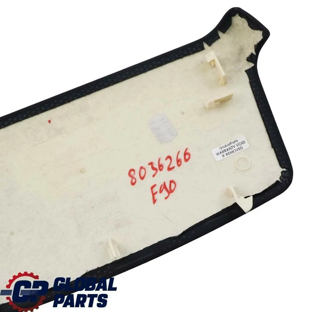 BMW E90 Zaślepka Osłona Podsufitki Czarna - SKU 8036266 - Numer Części 7074962