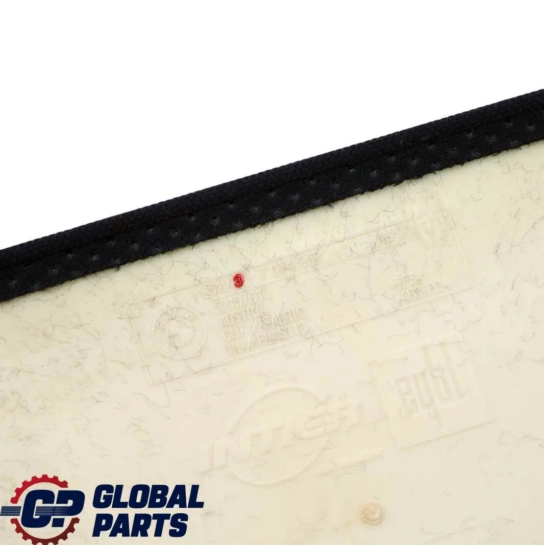 Covering Headlining Rear Cloth Anthracite to BMW 3 Series E90 E90N LCI with Part number 7074962 BMW 3 Series E90 E90N LCI Covering Headlining Rear Cloth Anthracite - SKU 8036266 - Part number 7074962