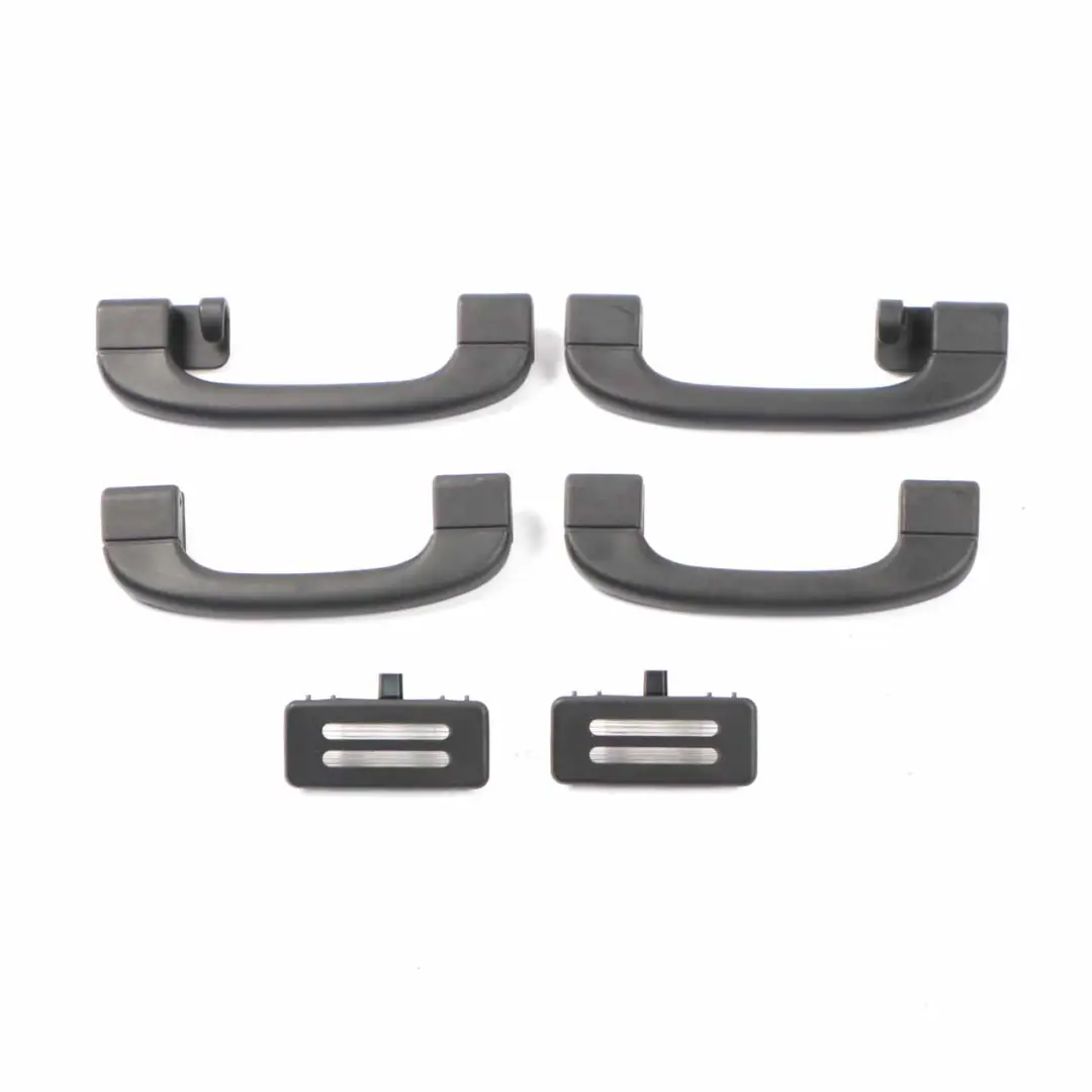 BMW E87 Pillar Lining Cover Panel Black Anthrazit M Sport Roof Lamp Grab Set - SKU 8036325-2 - Part number 8036325