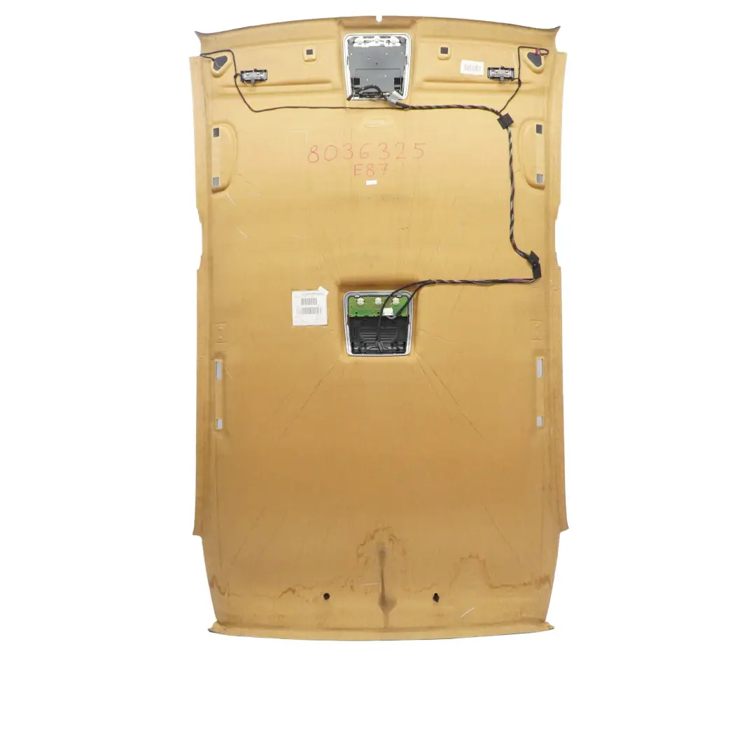 Complete Headlining Roof Lining Black M Sport Pillar to BMW 1 SERIES E87 E87N LCI with Part number 8036325 BMW 1 SERIES E87 E87N LCI Complete Headlining Roof Lining Black M Sport Pillar - SKU 8036325 - Part number 8036325