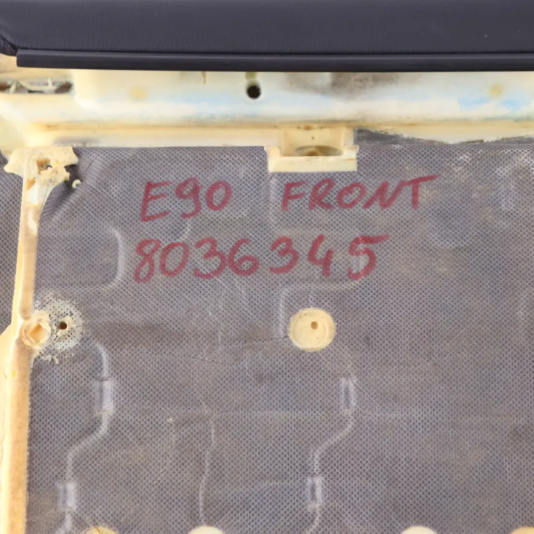BMW E90 E91 Alcantara Delantero Izquierdo Derecho N/O/S Funda Asiento Deportivo - SKU 8036345 - Número de pieza 8036345