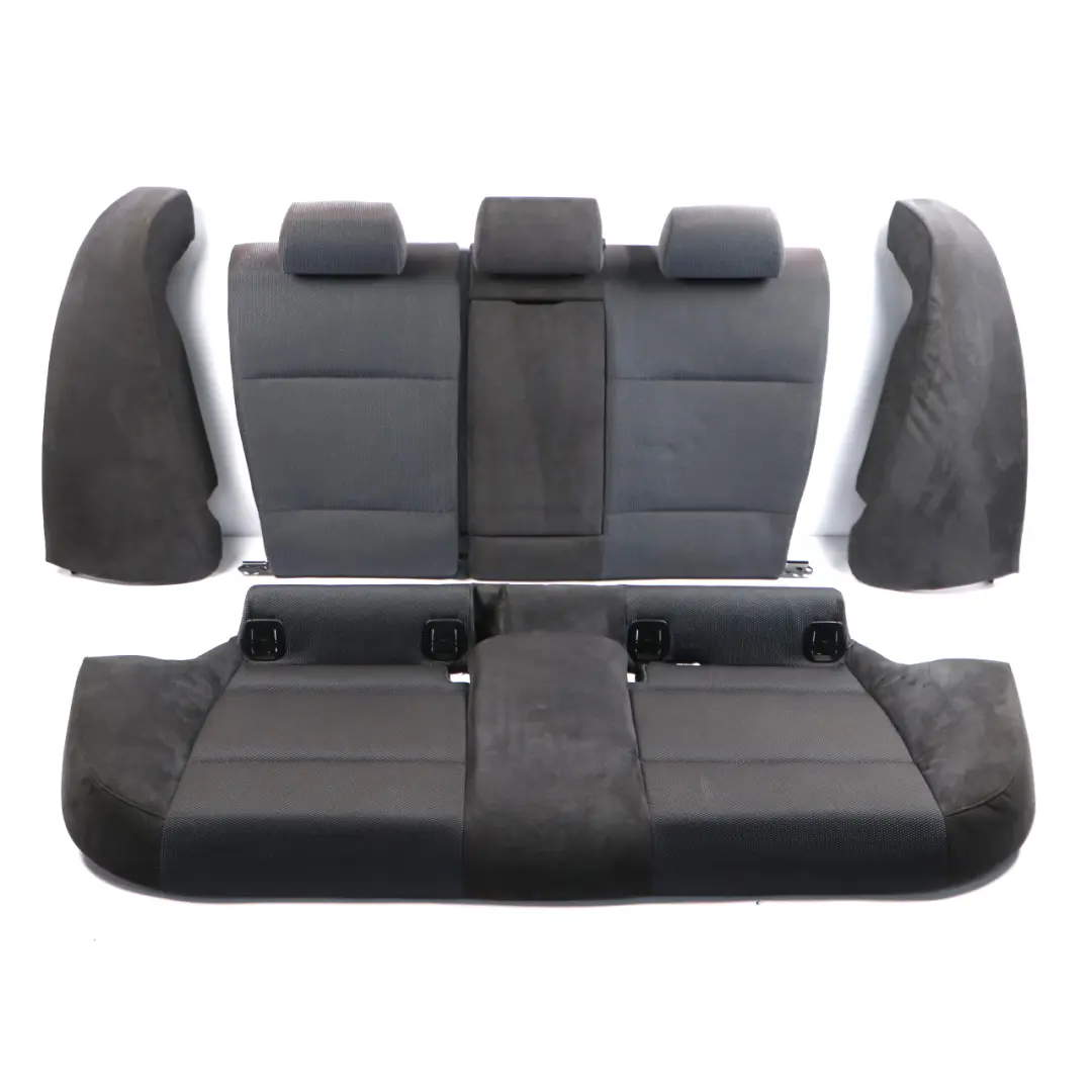 Sofa Bench Set Folding Backrest Cloth Alcantara Anthracite to BMW E90 Rear Seat with Part number 8036395 BMW E90 Rear Seat Sofa Bench Set Folding Backrest Cloth Alcantara Anthracite - SKU 8036395-2 - Part number 8036395