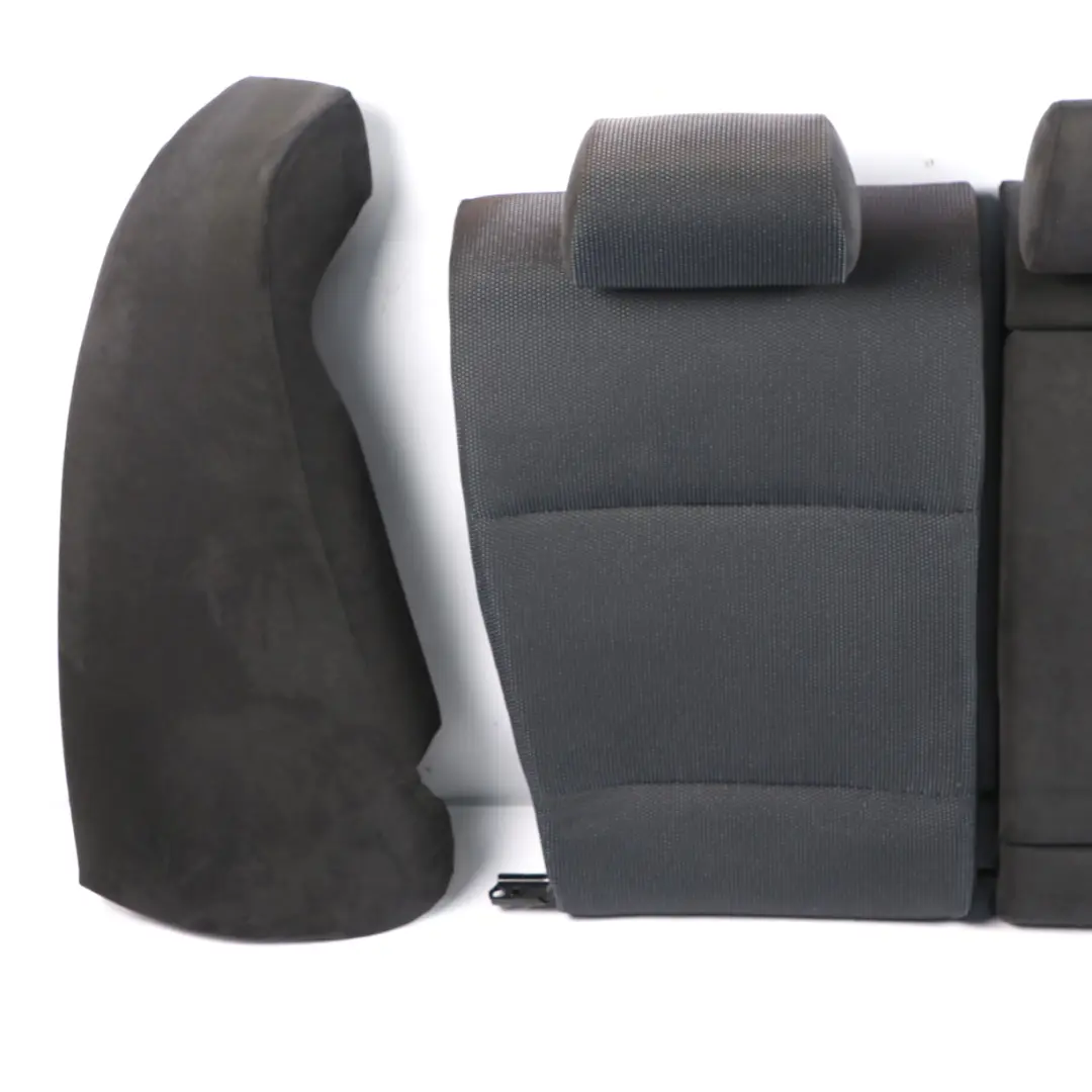 Sofa Bench Set Folding Backrest Cloth Alcantara Anthracite to BMW E90 Rear Seat with Part number 8036395 BMW E90 Rear Seat Sofa Bench Set Folding Backrest Cloth Alcantara Anthracite - SKU 8036395-2 - Part number 8036395