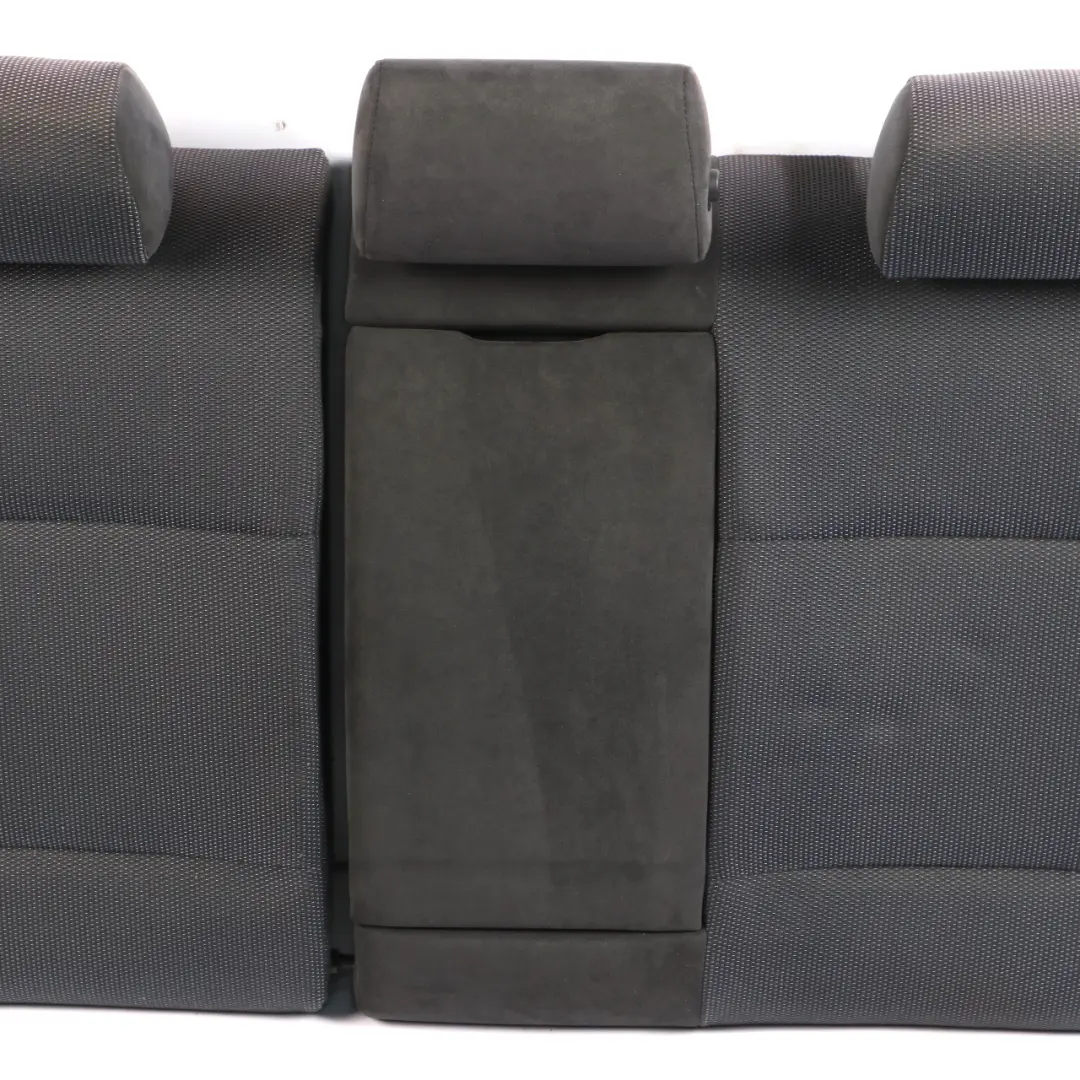 Sofa Bench Set Folding Backrest Cloth Alcantara Anthracite to BMW E90 Rear Seat with Part number 8036395 BMW E90 Rear Seat Sofa Bench Set Folding Backrest Cloth Alcantara Anthracite - SKU 8036395-2 - Part number 8036395