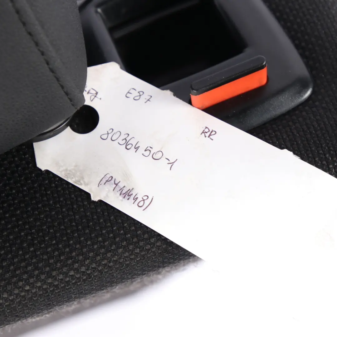 BMW E87 Rear Seat Backrest Right O/S Sensatec Cloth Flashpoint Anthracite - SKU 8036450-1 - Part number 8036450