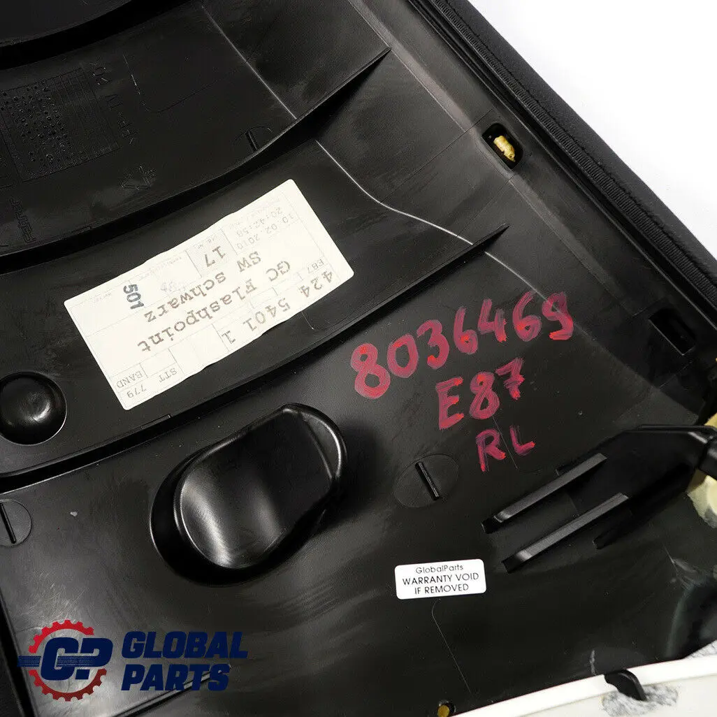  *BMW 1 E87 LCI Rücksitz Hinten Sitz Seitenteil Links Bezug Flashpoint - SKU 8036469 - Teilenummer 7118681