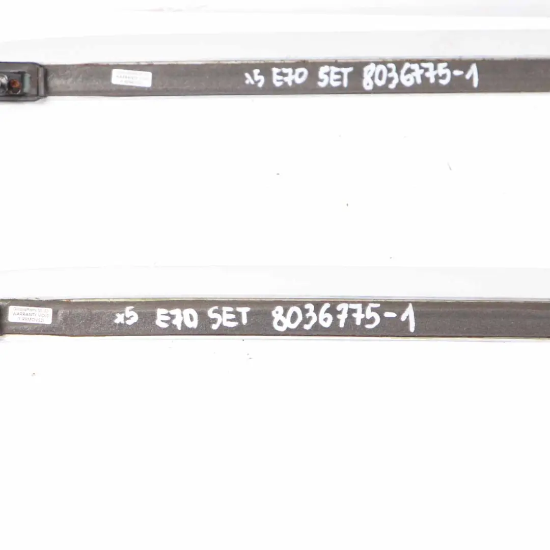  Roof Railing BMW X5 E70 Left Right N/O/S Rack Moulding Trim Aluminium Set - SKU 8036775-1 - Part number 8036775
