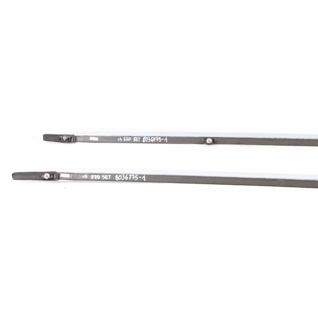  Barrières de toit BMW X5 E70 Gauche Droite Moulures de toit Aluminium Set - SKU 8036775-1 - Numéro de pièce 8036775