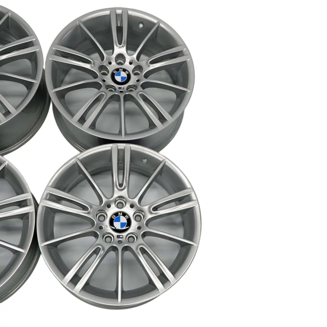 BMW 3 Series E90 E91 E92 E93 Complete Set 4x Wheel Rim 18" M Spider Spoke 193 - SKU 8036933/8036934 - Part number 8036933