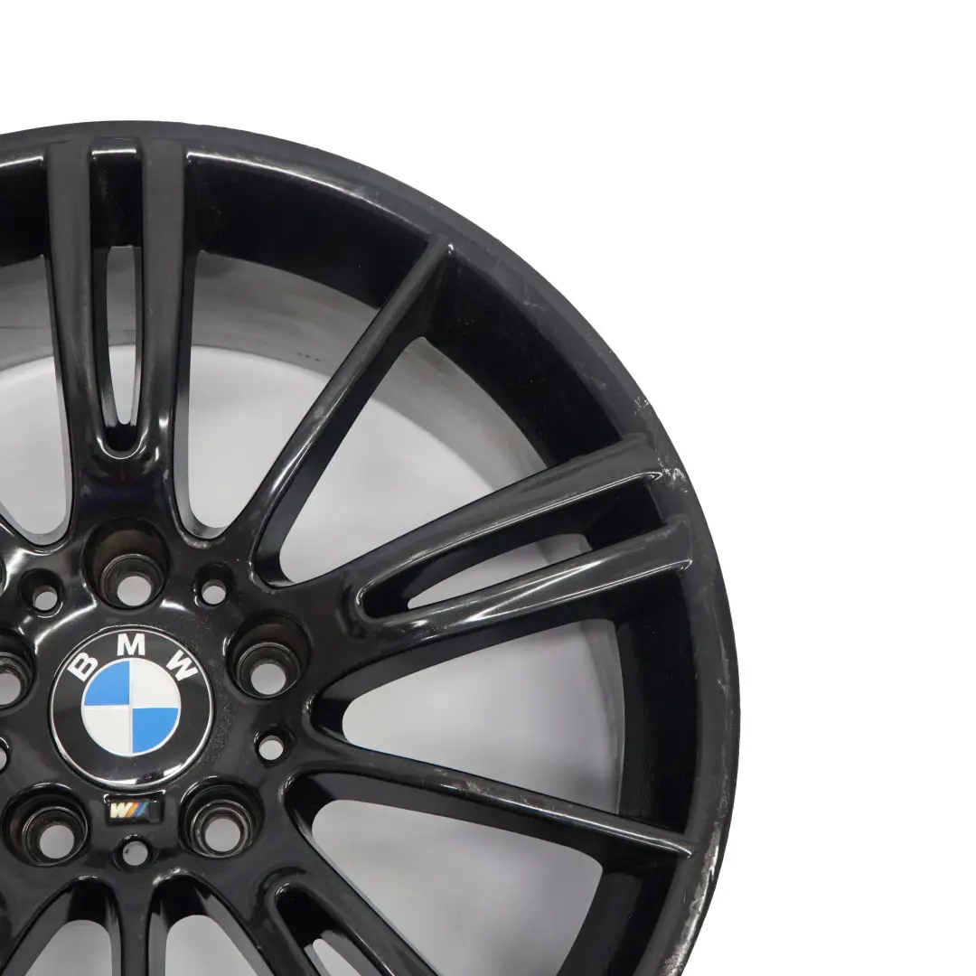 BMW E90 E91 Black Rear Alloy Wheel Rim 18" 8,5J ET:37 M Spider Spoke 193 VIA - SKU 8036934-VIA2 - Part number 8036934