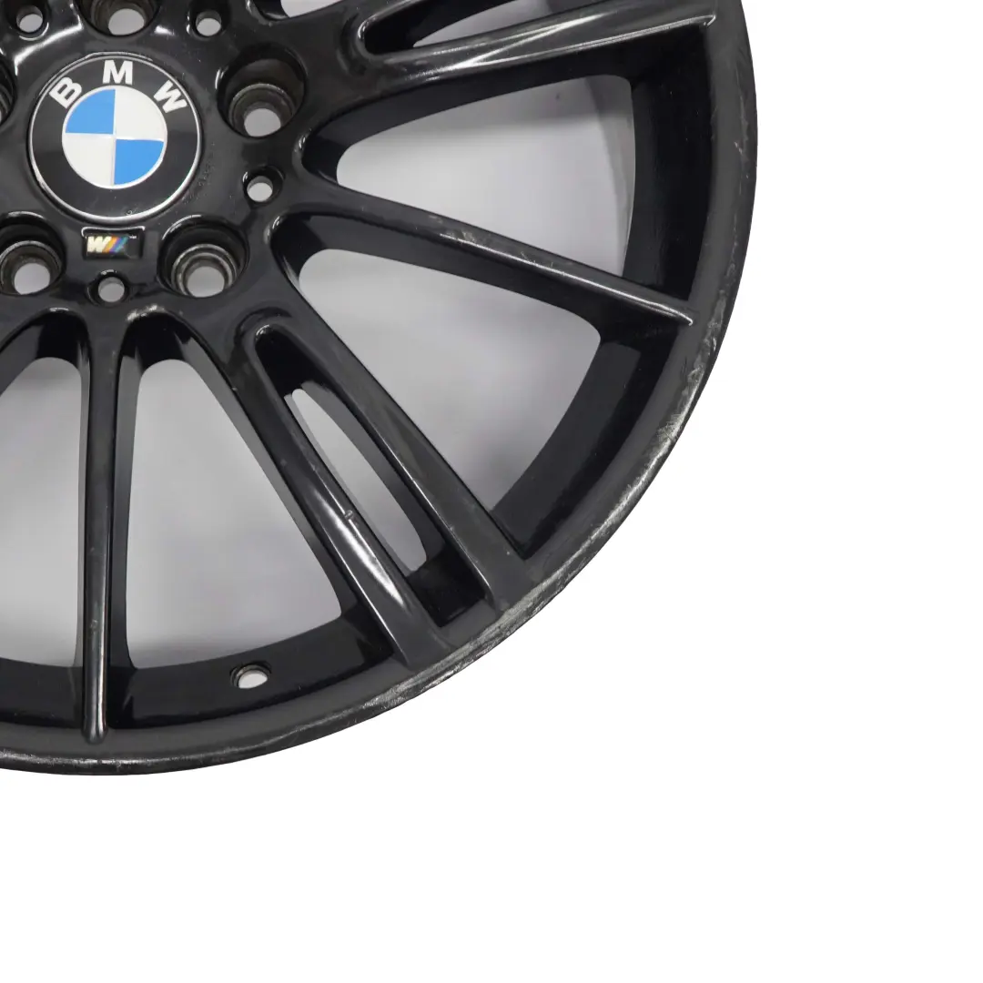 BMW E90 E91 Black Rear Alloy Wheel Rim 18" 8,5J ET:37 M Spider Spoke 193 VIA - SKU 8036934-VIA2 - Part number 8036934