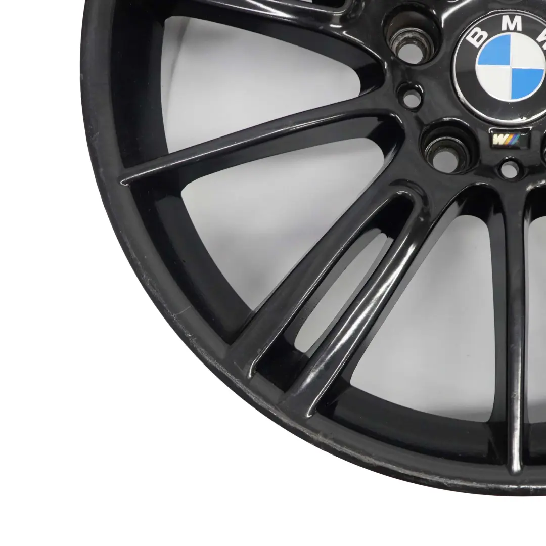 BMW E90 E91 Black Rear Alloy Wheel Rim 18" 8,5J ET:37 M Spider Spoke 193 VIA - SKU 8036934-VIA2 - Part number 8036934