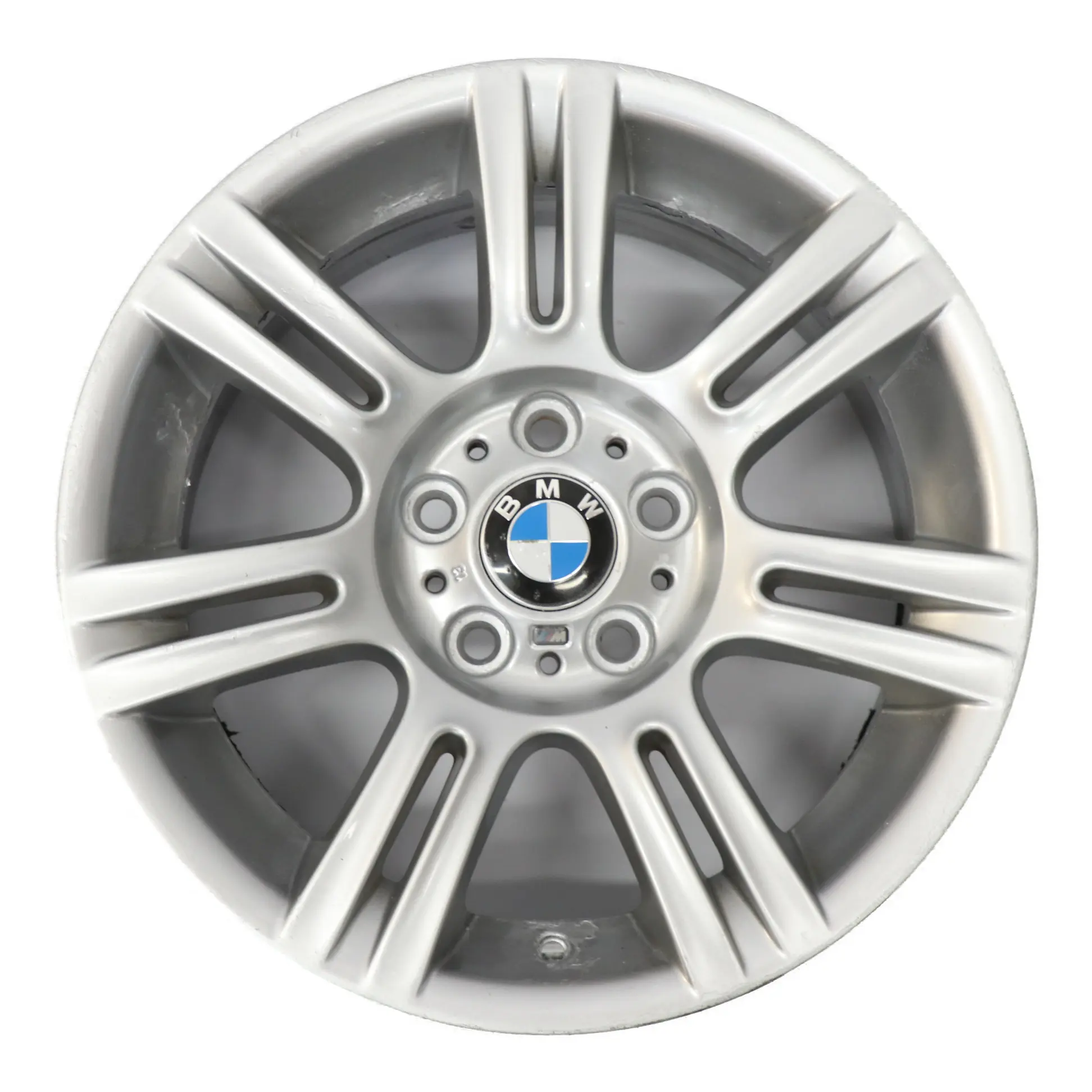 BMW E90 E91 E92 Cerchio lega argento M Doppie razze 194 17" ET:34 8J 8036935