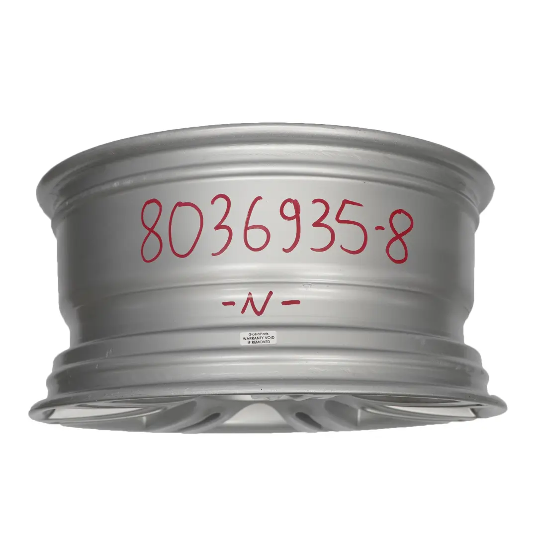 BMW E90 E91 E92 Argento AlluMini o Cerchione IN Lega 17" 8J ET:3 4 M - SKU 8036935-8 - Numero di parte 8036935