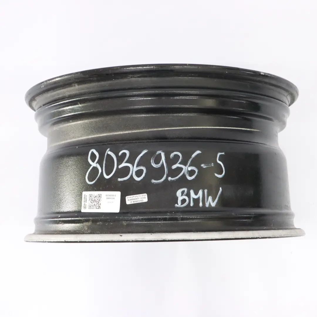 BMW E90 E91 Schwarz Alu Felge Hinten Doppelspeiche 194 17" 8,5J ET:37 - SKU 8036936-5 - Teilenummer 8036936