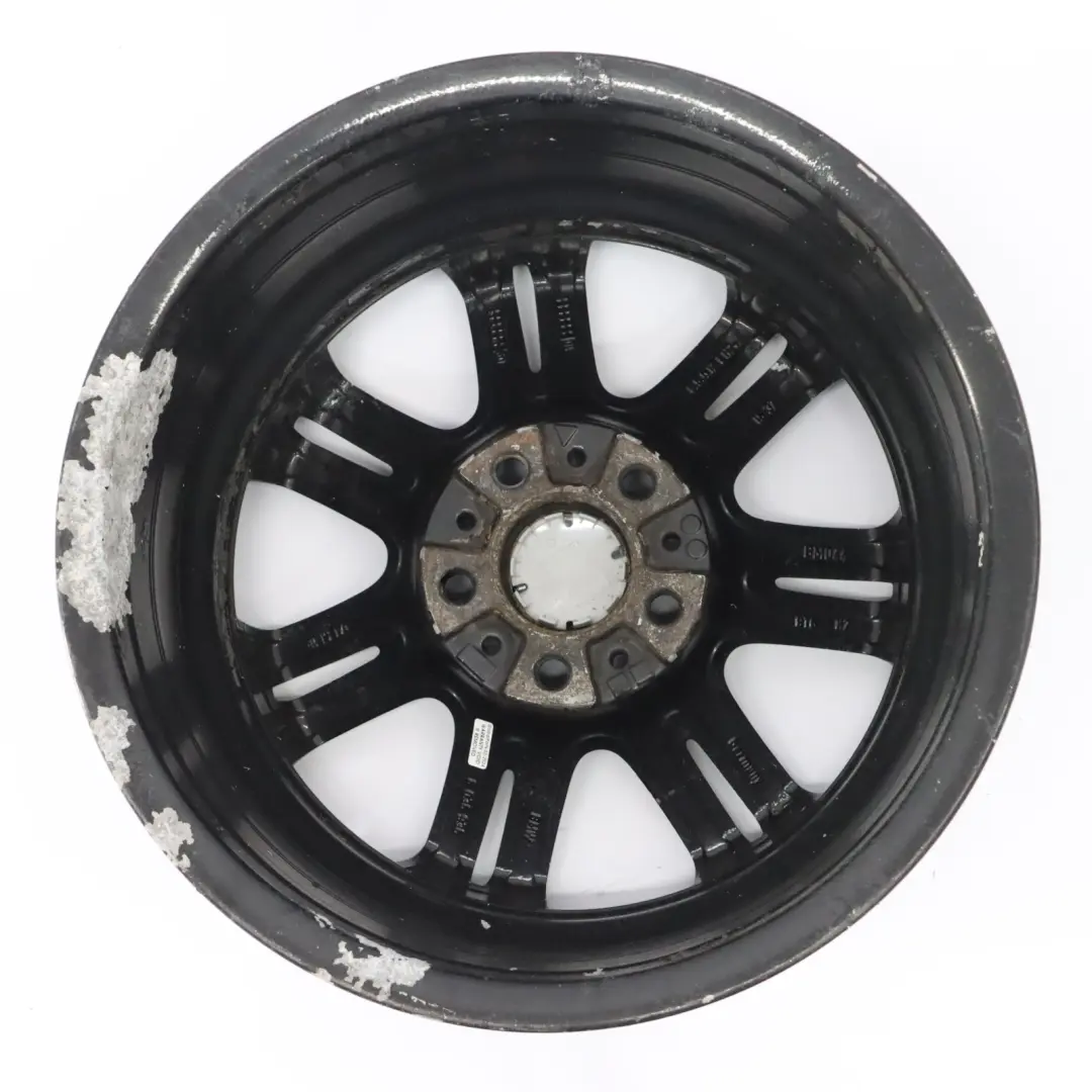 Schwarz Alu Felge Hinten Doppelspeiche 194 17" 8,5J ET:37 für BMW E90 E91 mit Teilenummer 8036936 BMW E90 E91 Schwarz Alu Felge Hinten Doppelspeiche 194 17" 8,5J ET:37 - SKU 8036936-5 - Teilenummer 8036936