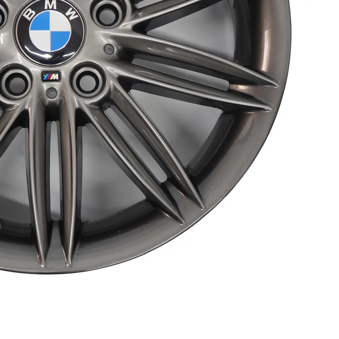 BMW E81 E82 E87 Gris Jantes Alu Alliage 17" M Rayons Doubles 207 7J ET:47 - SKU 8036937-7 - Numéro de pièce 8036937