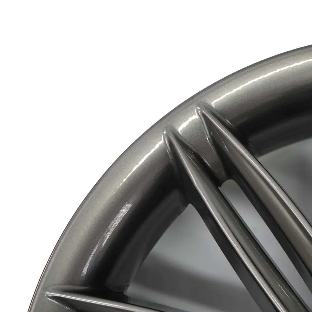 BMW E81 E82 E87 Ferric Grau Alu Felge Alufelge 17" M Doppelspeiche 207 7J ET:47 - SKU 8036937-7 - Teilenummer 8036937