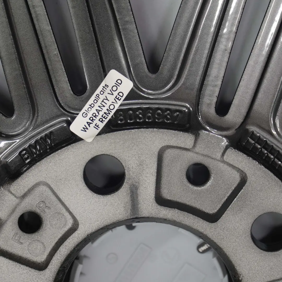 BMW E81 E82 E87 Gris Jantes Alu Alliage 17" M Rayons Doubles 207 7J ET:47 - SKU 8036937-7 - Numéro de pièce 8036937
