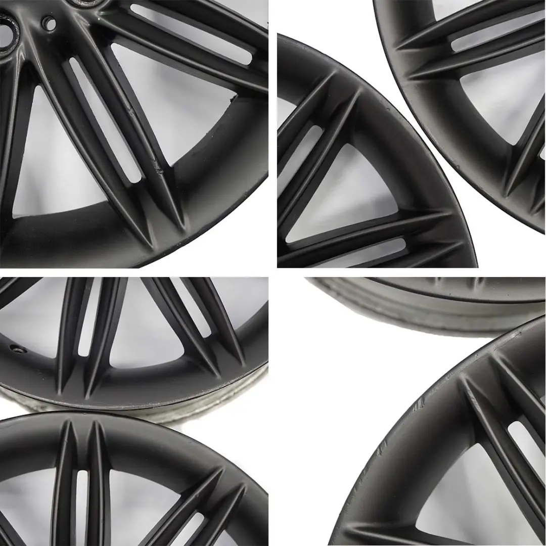 BMW E81 E87 Komplett Set 4x Alufelgen Alu Felge Felgen 17" M Doppelspeiche 207 - SKU 8036937/8036938 SET1 - Teilenummer 8036938