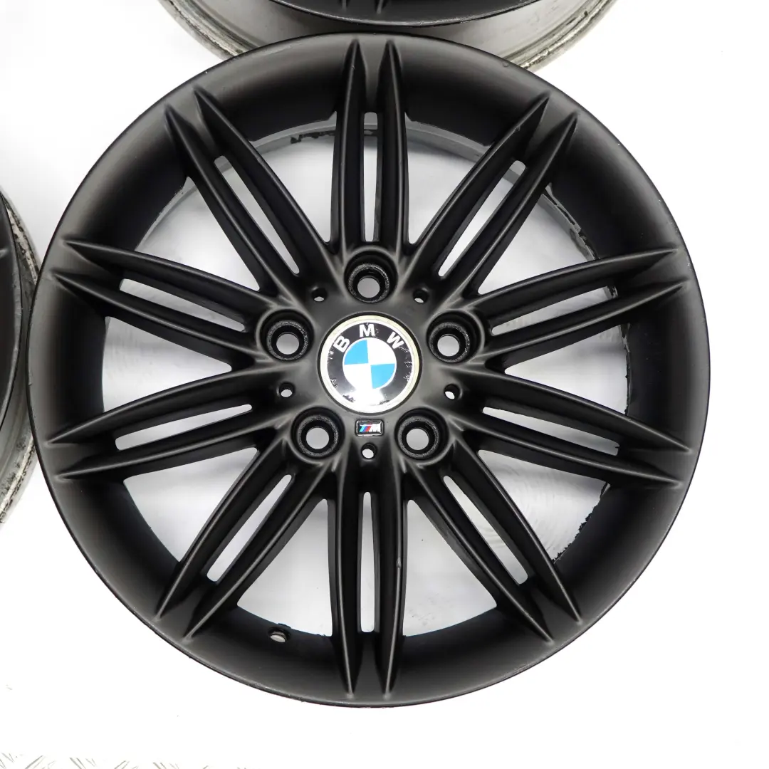 BMW E81 E87 Komplett Set 4x Alufelgen Alu Felge Felgen 17" M Doppelspeiche 207 - SKU 8036937/8036938 SET1 - Teilenummer 8036938