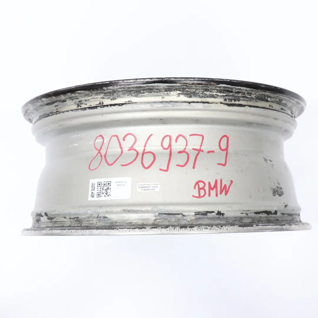 BMW E81 E82 E87 E88 Black Wheel Alloy Rim 17" 7J ET:47 M Double Spoke 207 - SKU 8036937-9 - Part number 8036937