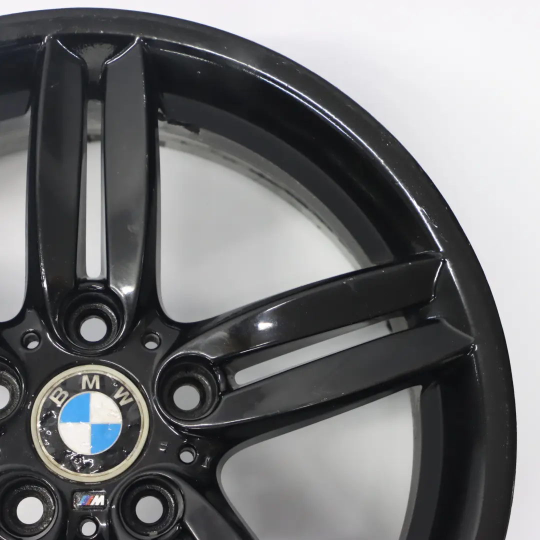 BMW E81 E87 Jante alliage avant noire 18" 7,5J M Double Spoke 208 - SKU 8036939-4 - Numéro de pièce 8036939