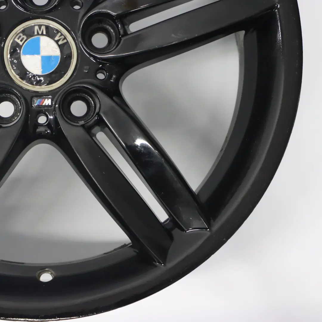 BMW E81 E87 Jante alliage avant noire 18" 7,5J M Double Spoke 208 - SKU 8036939-4 - Numéro de pièce 8036939