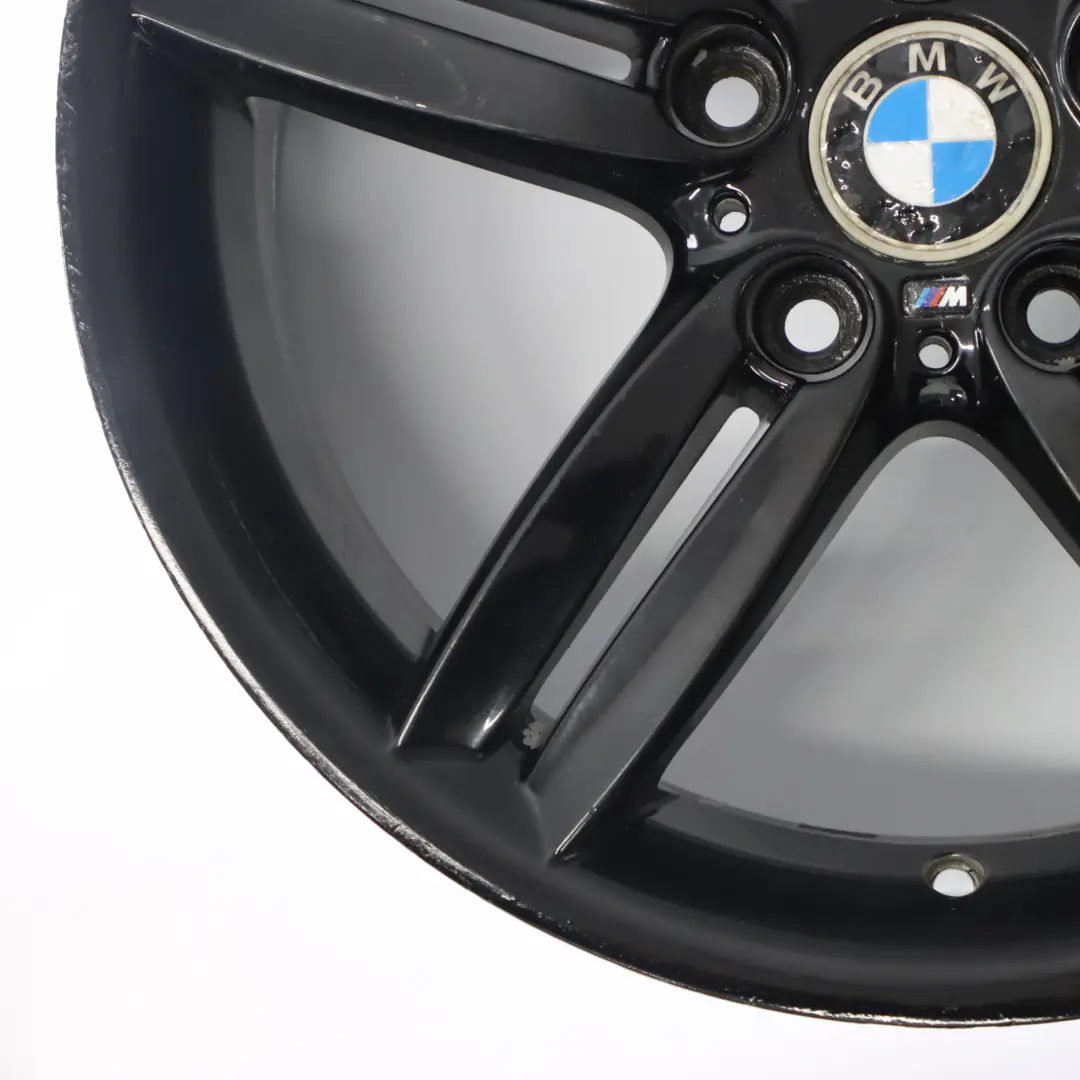 BMW E81 E87 Jante alliage avant noire 18" 7,5J M Double Spoke 208 - SKU 8036939-4 - Numéro de pièce 8036939