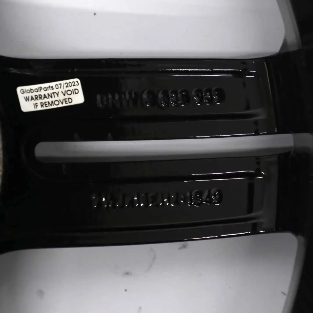 Schwarz Vorne Alufelge Rad Felge 18" 7,5J M Doppelspeichen 208 für BMW E81 E87 mit Teilenummer 8036939 BMW E81 E87 Schwarz Vorne Alufelge Rad Felge 18" 7,5J M Doppelspeichen 208 - SKU 8036939-5 - Teilenummer 8036939