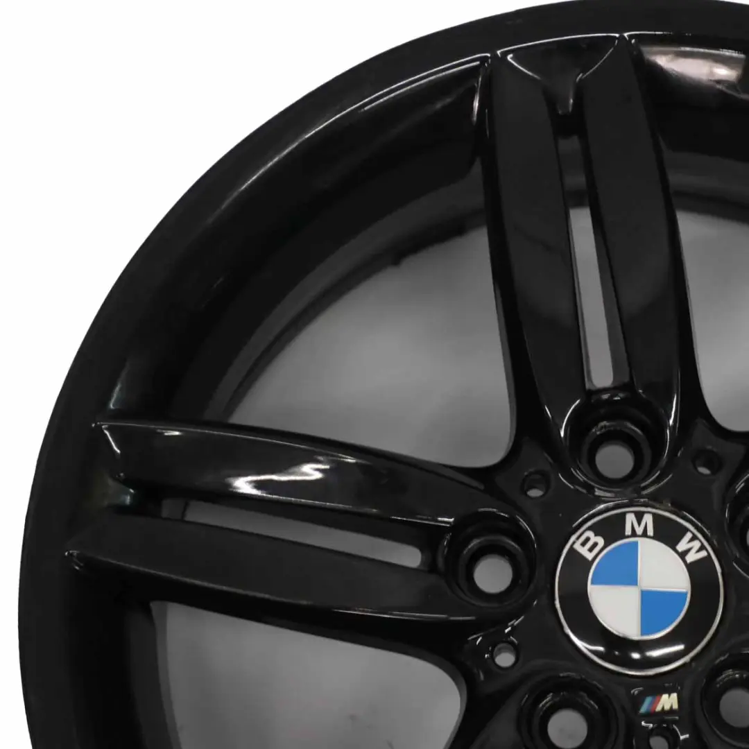 BMW E81 E87 Black Front Alloy Wheel Rim 18" 7,5J M Double Spoke 208 - SKU 8036939-5 - Part number 8036939
