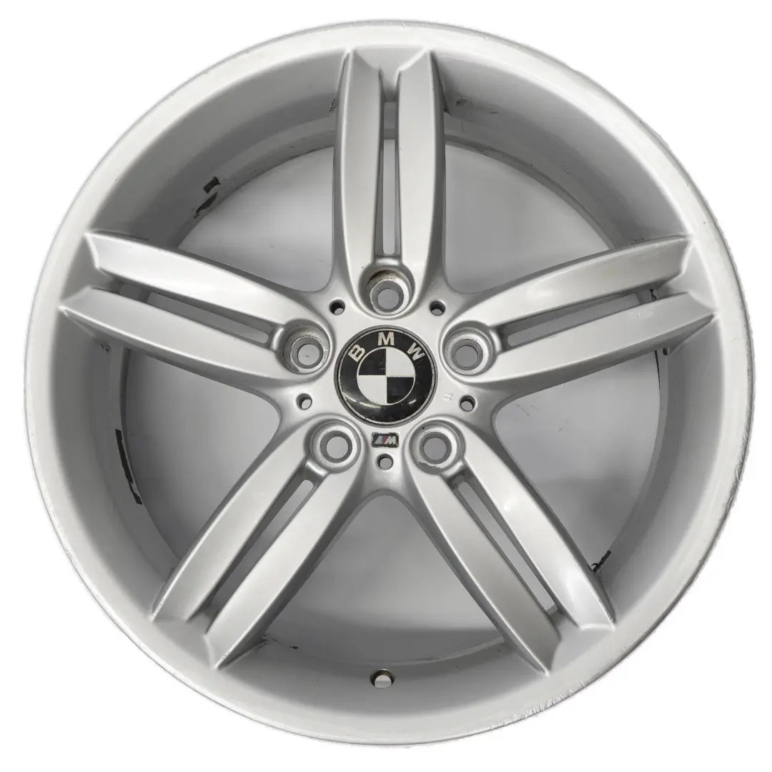 Front Silver Alloy Wheel Rim 18" 7,5J M Double Spoke 208 to BMW E81 E87 with Part number 8036939 BMW E81 E87 Front Silver Alloy Wheel Rim 18" 7,5J M Double Spoke 208 - SKU 8036939-7 - Part number 8036939
