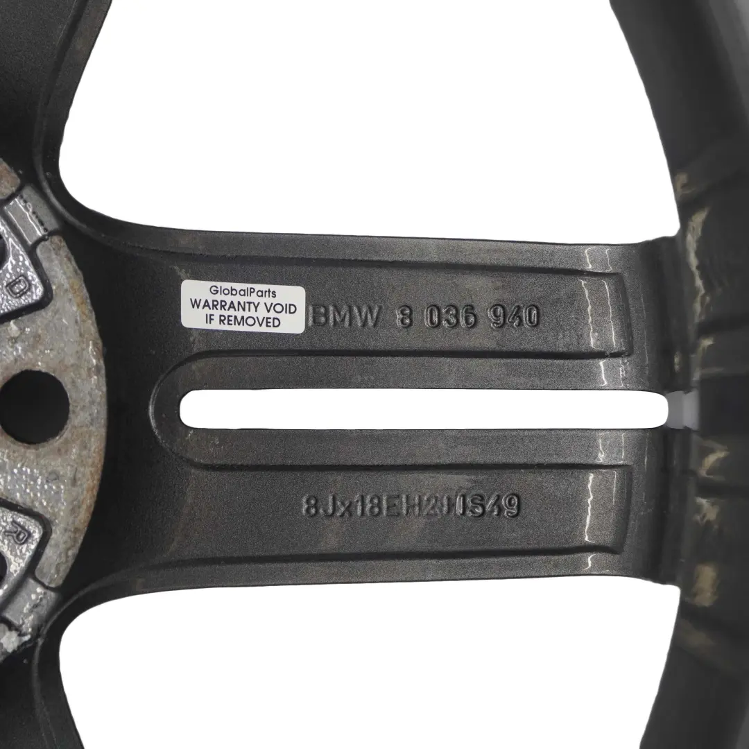 Komplet Felg Alufelg Alufelgi 18" do BMW E81 E87 o numerze 8036939 BMW E81 E87 Komplet Felg Alufelg Alufelgi 18" - SKU 8036939/8036940 SET - Numer Części 8036939