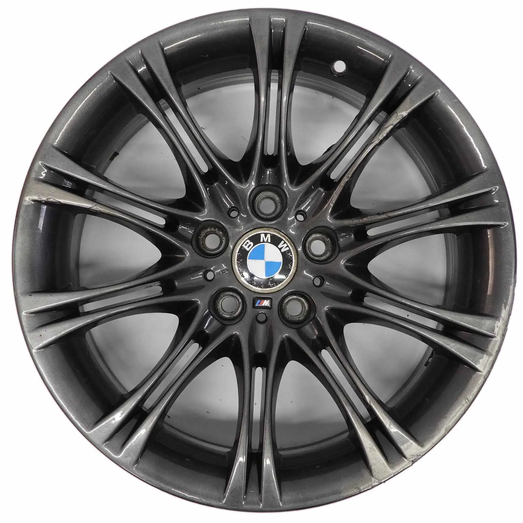 BMW E60 E61 Cerchio in lega Ferricgrey 18" ET:20 8J M Doppie razze 135