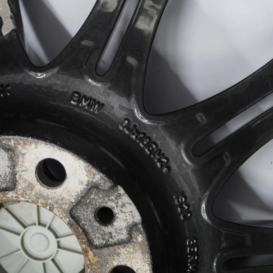 Ferricgrey Alloy Wheel Rim 18" ET:20 8J M Double Spoke 135 to BMW E60 E61 with Part number 8036947 BMW E60 E61 Ferricgrey Alloy Wheel Rim 18" ET:20 8J M Double Spoke 135 - SKU 8036947-8 - Part number 8036947