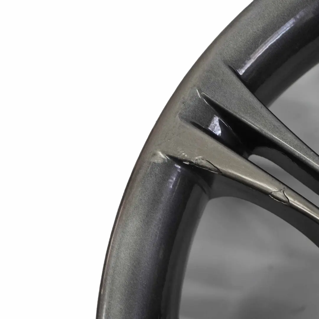 BMW E60 E61 Ferricgrey Alloy Wheel Rim 18" ET:20 8J M Double Spoke 135 - SKU 8036947-8 - Part number 8036947