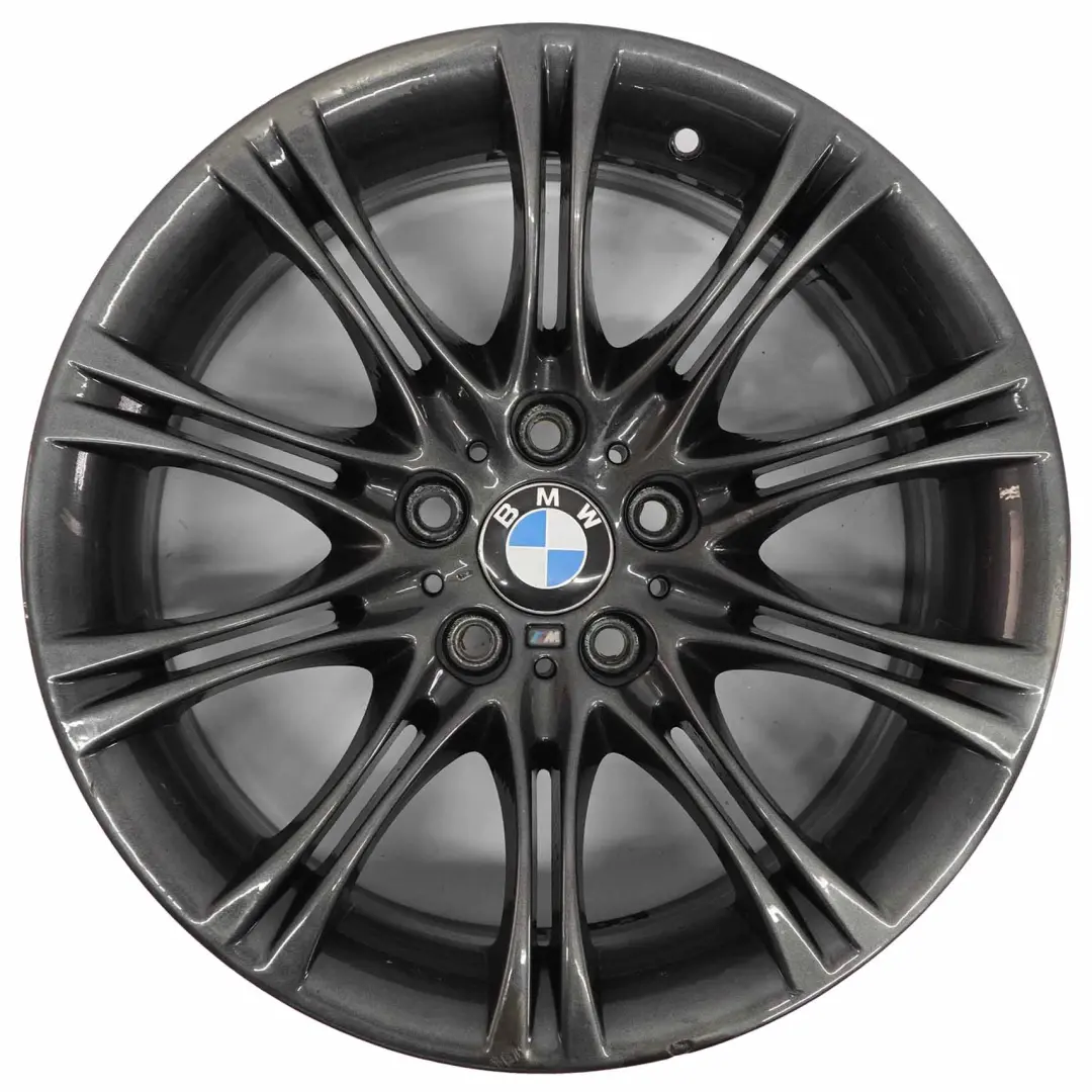 Ferricgrey Alloy Wheel Rim 18" ET:20 8J M Double Spoke 135 to BMW E60 E61 with Part number 8036947 BMW E60 E61 Ferricgrey Alloy Wheel Rim 18" ET:20 8J M Double Spoke 135 - SKU 8036947-9 - Part number 8036947