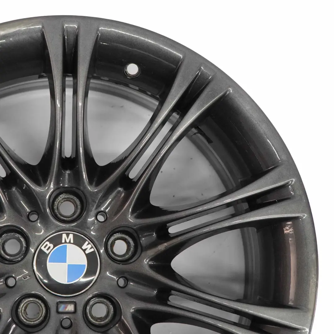 Ferricgrey Alloy Wheel Rim 18" ET:20 8J M Double Spoke 135 to BMW E60 E61 with Part number 8036947 BMW E60 E61 Ferricgrey Alloy Wheel Rim 18" ET:20 8J M Double Spoke 135 - SKU 8036947-9 - Part number 8036947
