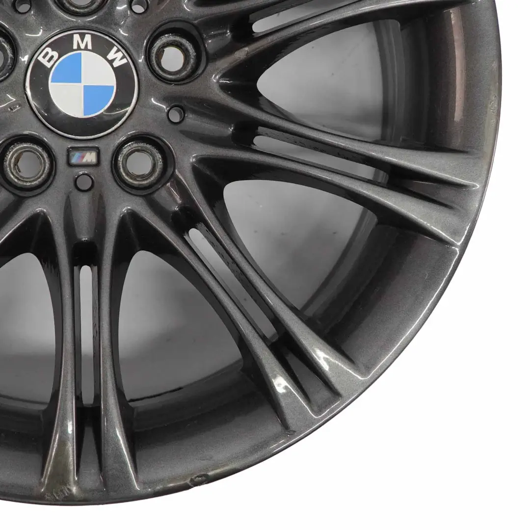 Ferricgrey Alloy Wheel Rim 18" ET:20 8J M Double Spoke 135 to BMW E60 E61 with Part number 8036947 BMW E60 E61 Ferricgrey Alloy Wheel Rim 18" ET:20 8J M Double Spoke 135 - SKU 8036947-9 - Part number 8036947