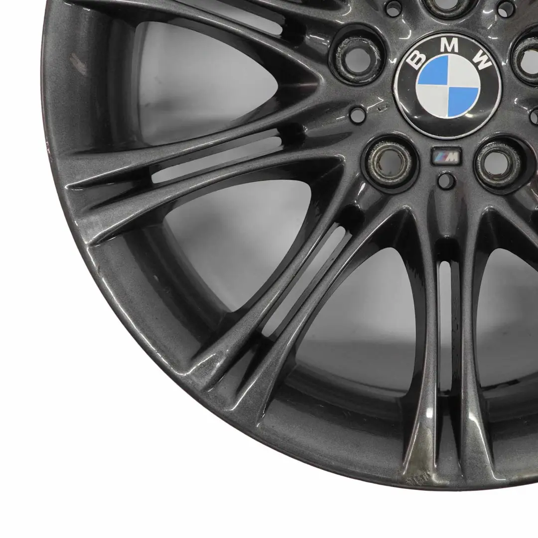 Ferricgrey Alloy Wheel Rim 18" ET:20 8J M Double Spoke 135 to BMW E60 E61 with Part number 8036947 BMW E60 E61 Ferricgrey Alloy Wheel Rim 18" ET:20 8J M Double Spoke 135 - SKU 8036947-9 - Part number 8036947