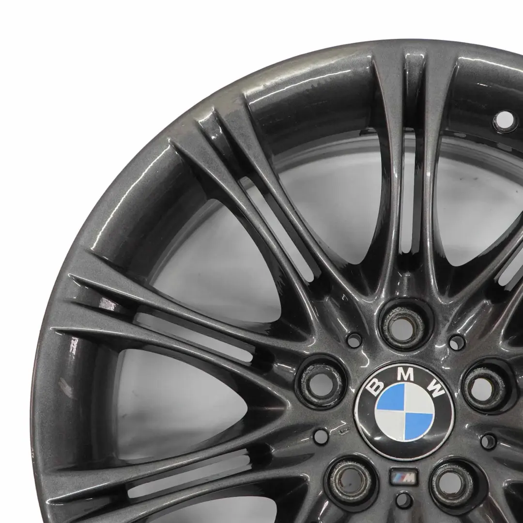BMW E60 E61 Ferricgrey Alloy Wheel Rim 18" ET:20 8J M Double Spoke 135 - SKU 8036947-9 - Part number 8036947
