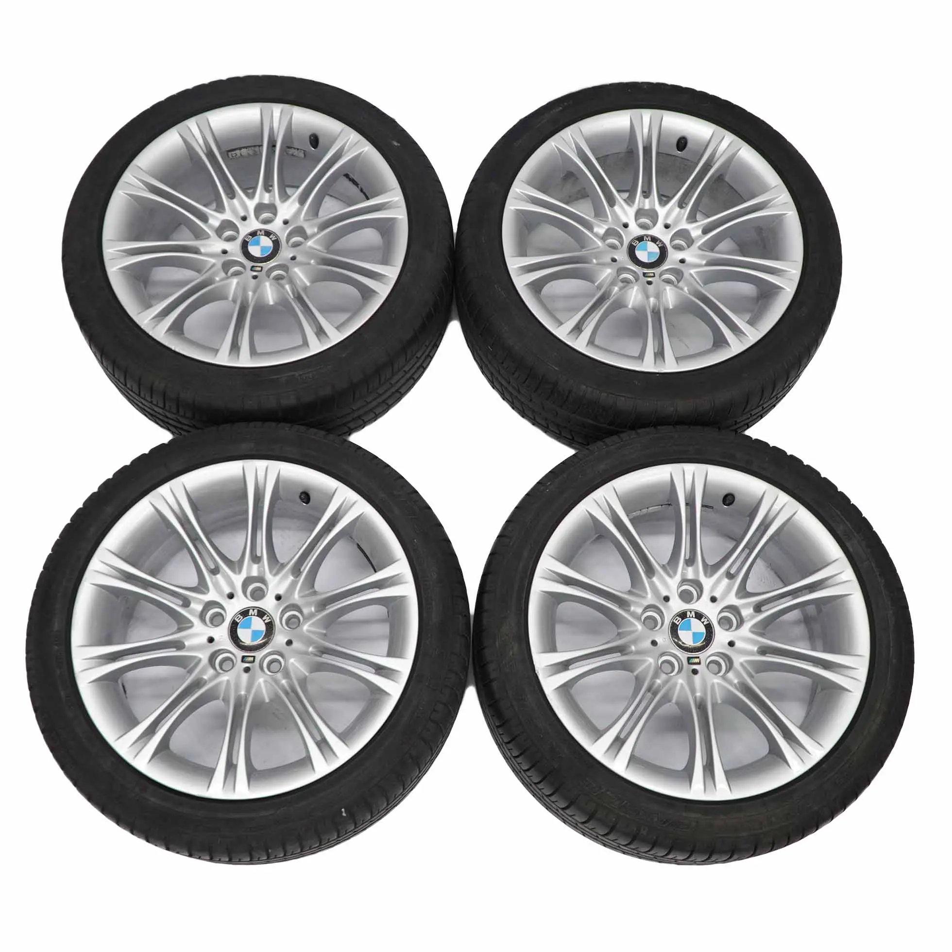 BMW E60 Set completo 4x Ruote Pneumatici M Doppie Razze 135 18" 8J ET:20 8036947